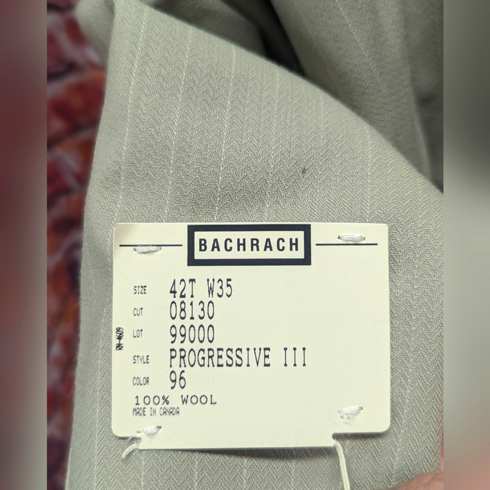 Brand New Vintage Bachrach double breasted suit - Picture 5 of 8